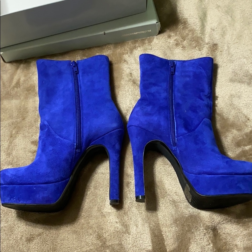 Jessica Simpson blue boots! - Picture 4 of 7